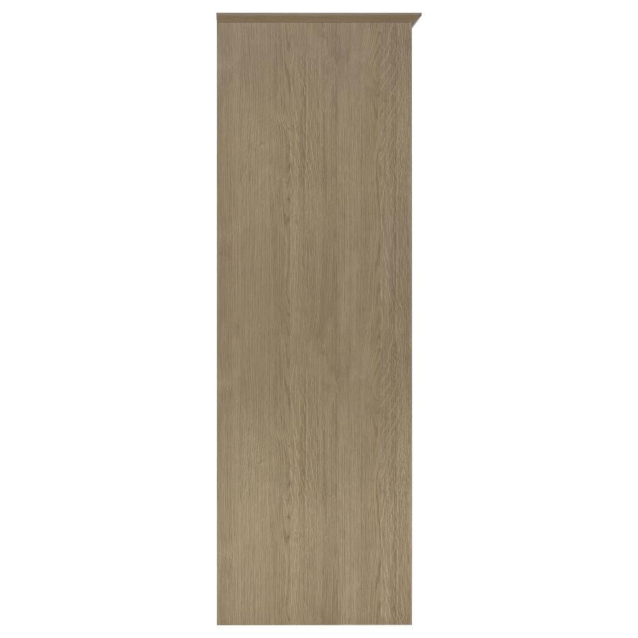 Cassara 2-door Bedroom Wardrobe Storage Cabinet Armoire Latte