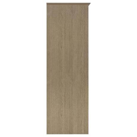 Cassara 2-door Bedroom Wardrobe Storage Cabinet Armoire Latte by Coaster at Eve Furniture