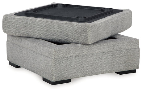 Casselbury Cement Ottoman With Storage