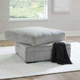 Casselbury Cement Ottoman With Storage by Ashley at Eve Furniture