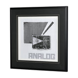 Cassette Tape I by Alarm a Hand Embellished Textured Framed Art Print Matted under Glass by Mercana at Eve Furniture