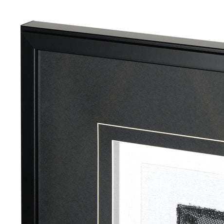 Cassette Tape I by Alarm a Hand Embellished Textured Framed Art Print Matted under Glass by Mercana at Eve Furniture