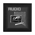 Cassette Tape II by Alarm a Hand Embellished Textured Framed Art Print Matted under Glass by Mercana at Eve Furniture