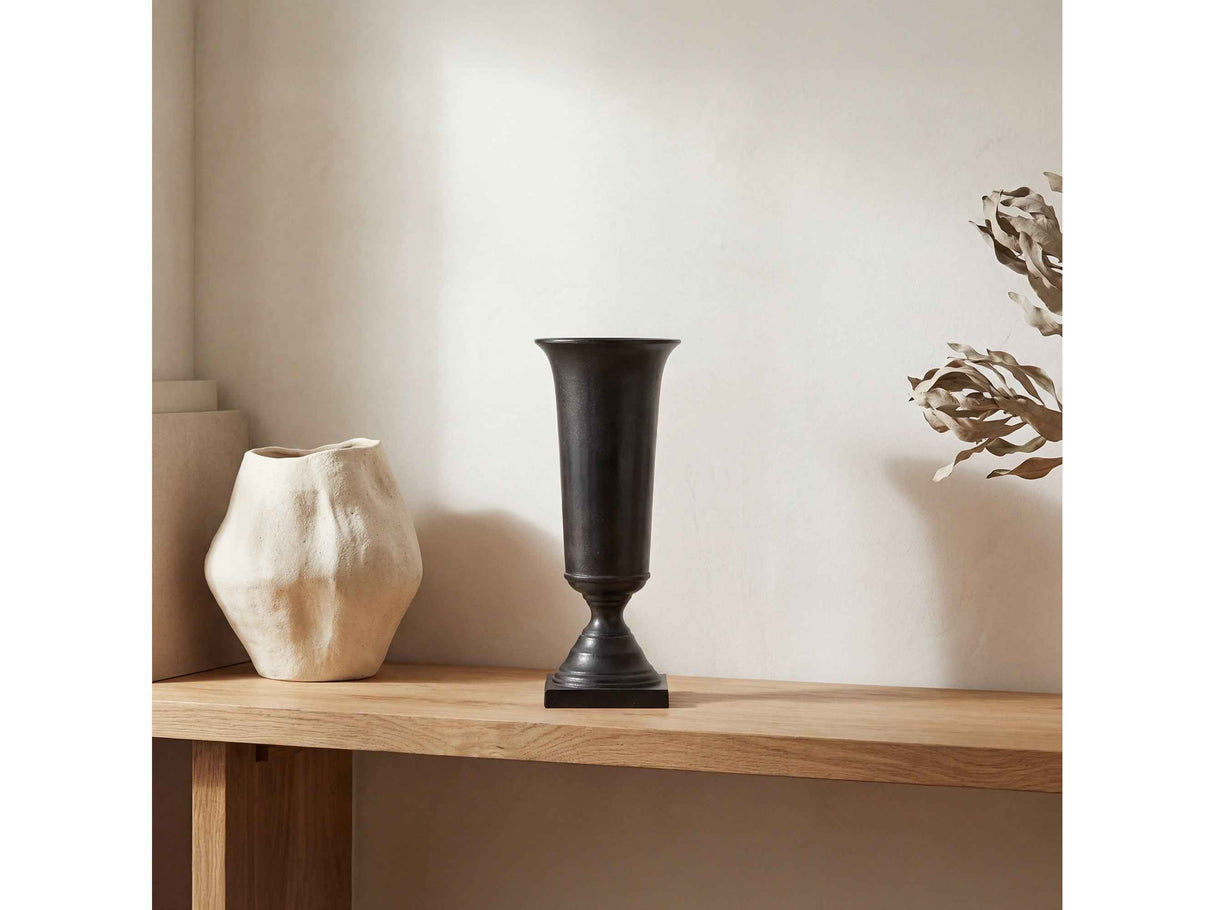 Cassia Black Cast Aluminum Vase by Moe's Home at Eve Furniture