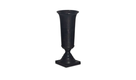Cassia Cast Aluminum Vase Black by Moe's Home at Eve Furniture