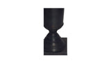 Cassia Cast Aluminum Vase Black by Moe's Home at Eve Furniture