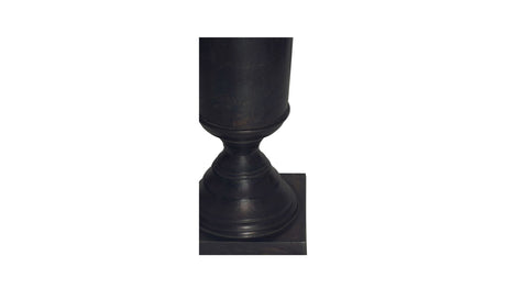 Cassia Cast Aluminum Vase Black by Moe's Home at Eve Furniture