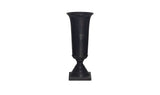 Cassia Cast Aluminum Vase Black by Moe's Home at Eve Furniture
