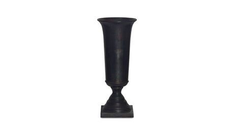 Cassia Cast Aluminum Vase Black by Moe's Home at Eve Furniture