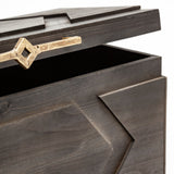 Cassia Set of 2 Brown Wooden Boxes by Mercana at Eve Furniture