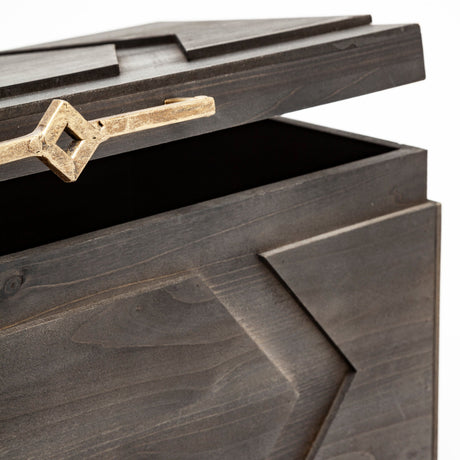 Cassia Set of 2 Brown Wooden Boxes by Mercana at Eve Furniture