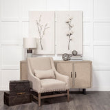 Cassia Set of 2 Brown Wooden Boxes by Mercana at Eve Furniture