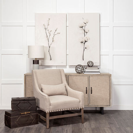 Cassia Set of 2 Brown Wooden Boxes by Mercana at Eve Furniture