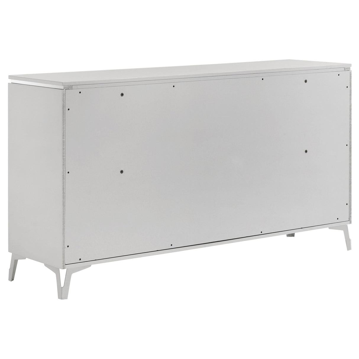 Cassia White High Gloss 5-piece Queen LED Bedroom Set by Coaster at Eve Furniture