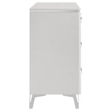 Cassia White High Gloss 6-drawer Bedroom Dresser Cabinet by Coaster at Eve Furniture