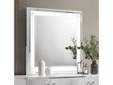 Cassia White High Gloss Dresser Mirror by Coaster at Eve Furniture