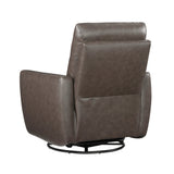 Cassian Dark Brown Swivel Glider Reclining Chair