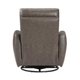 Cassian Dark Brown Swivel Glider Reclining Chair