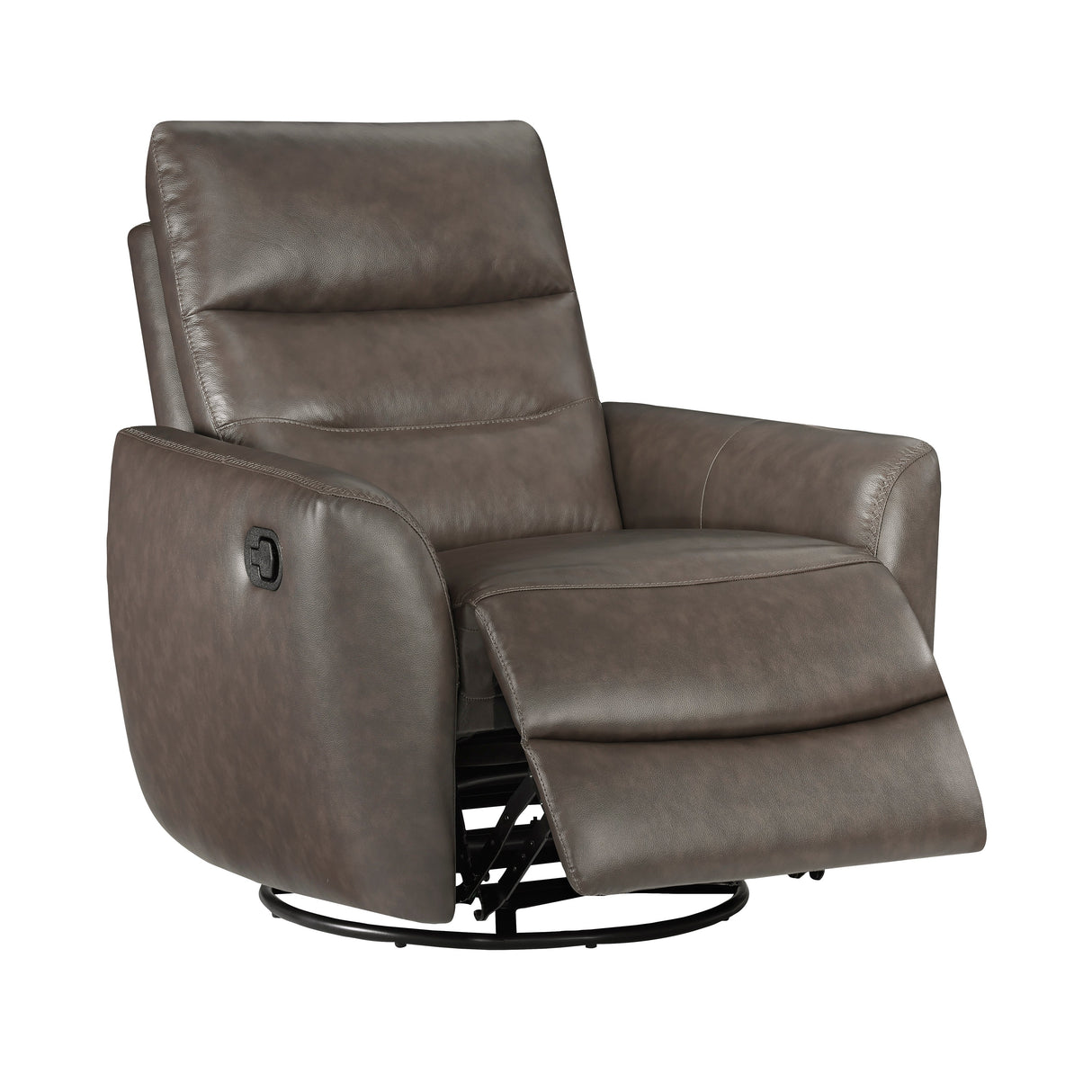 Cassian Dark Brown Swivel Glider Reclining Chair
