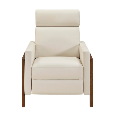 Cassian Taupe Swivel Glider Reclining Chair by Homelegance at Eve Furniture
