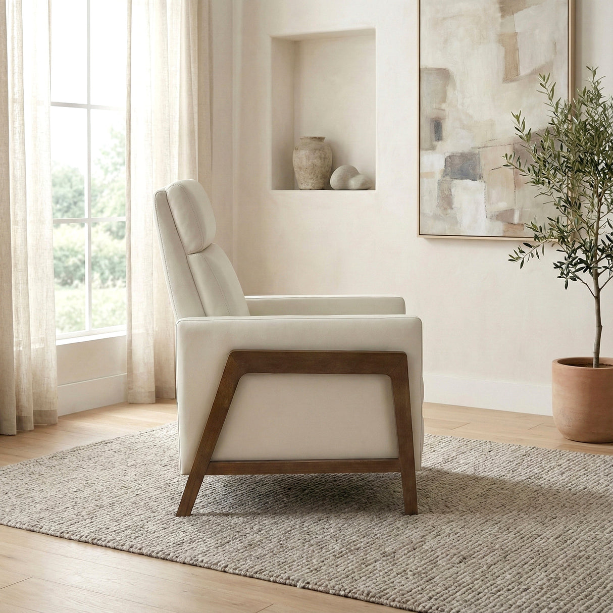 Cassian Taupe Swivel Glider Reclining Chair
