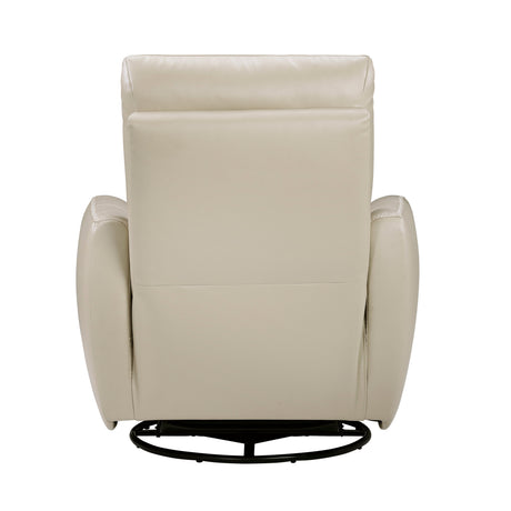 Cassian Taupe Swivel Glider Reclining Chair by Homelegance at Eve Furniture