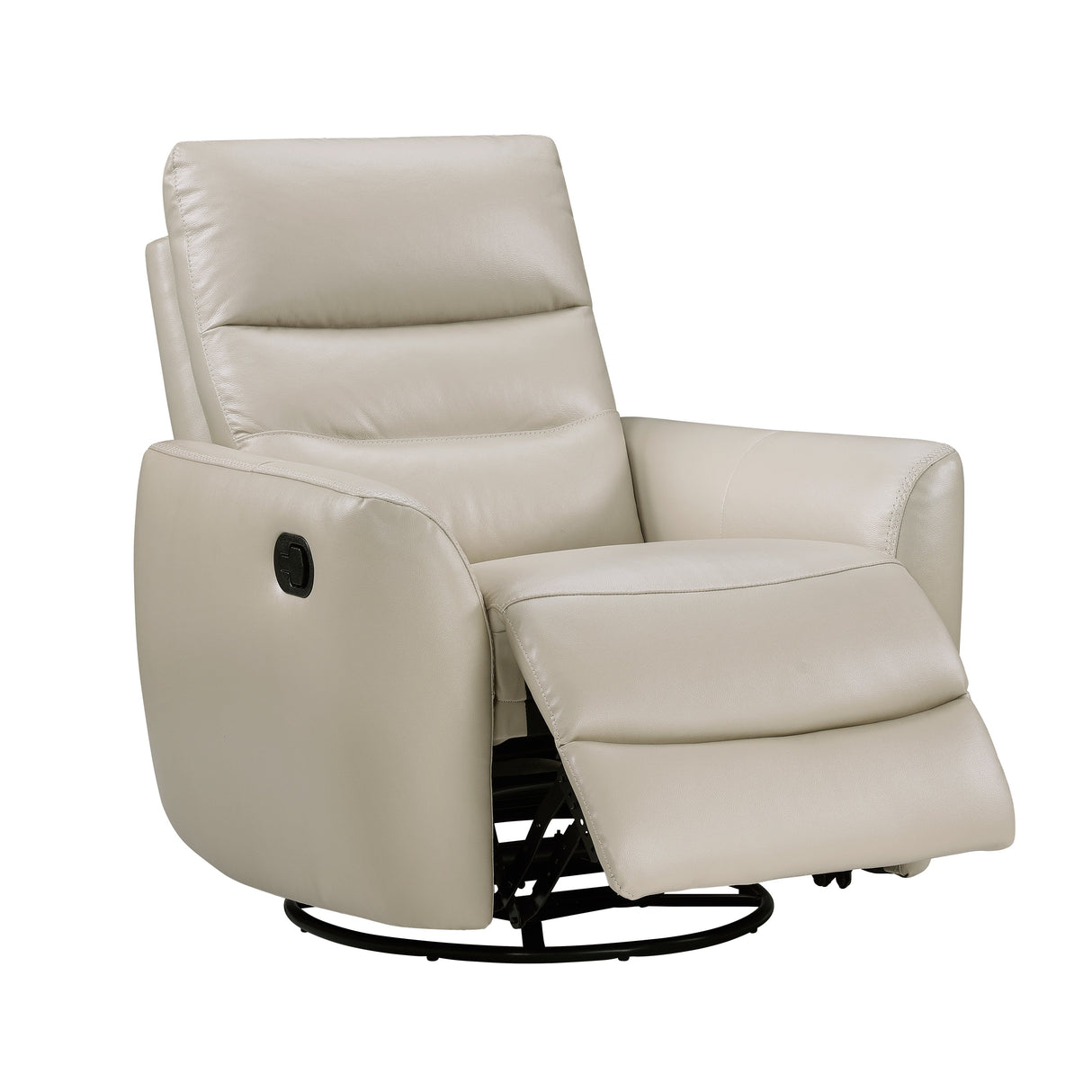Cassian Taupe Swivel Glider Reclining Chair