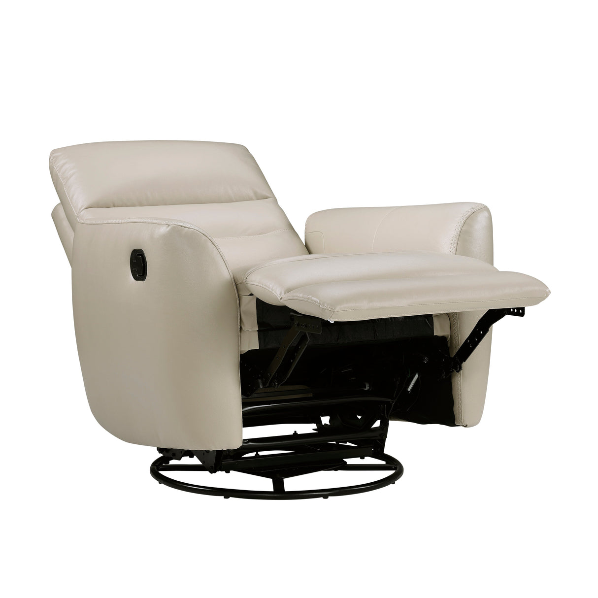 Cassian Taupe Swivel Glider Reclining Chair