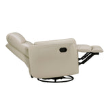 Cassian Taupe Swivel Glider Reclining Chair