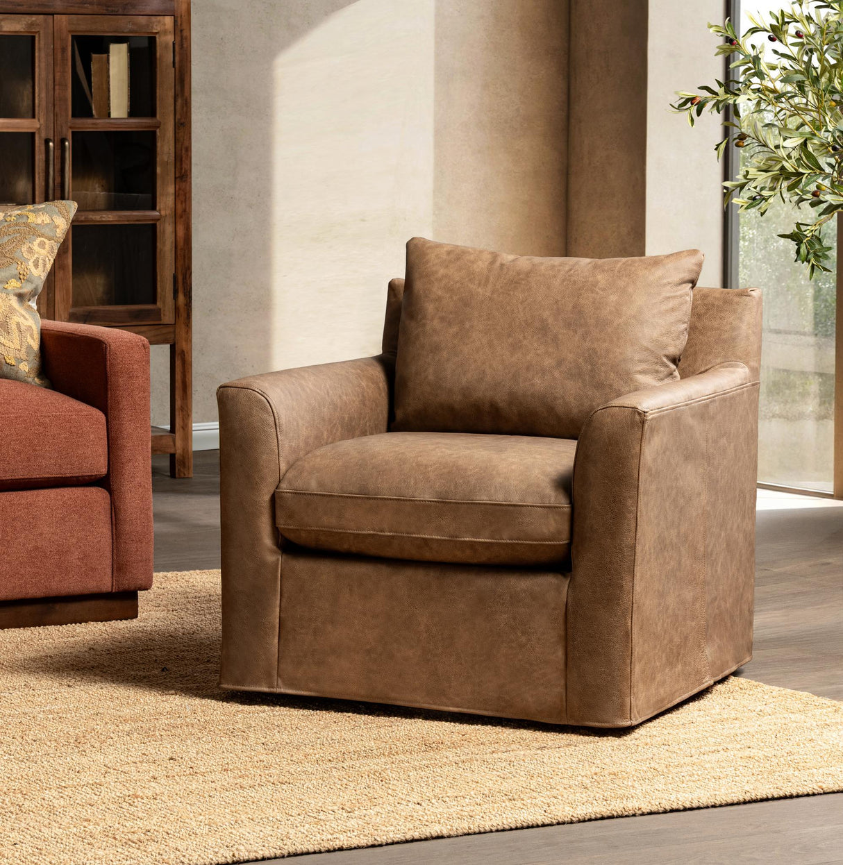 Cassiano Swivel Chair by Classic Home at Eve Furniture