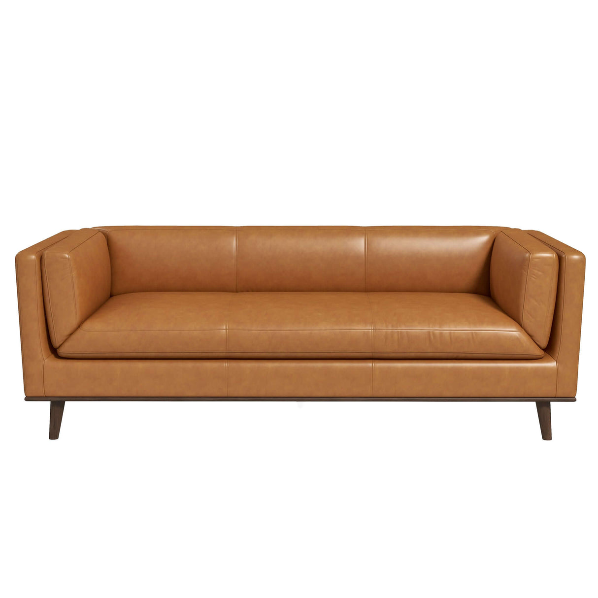 Tan Leather Couch