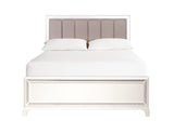 Cassie Illuminating 4-Piece Glam King Bedroom Set(King Bed, Nightstand, Dresser and Mirror)