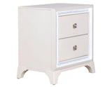 Cassie Illuminating 4-Piece Glam King Bedroom Set by Steve Silver at Eve Furniture