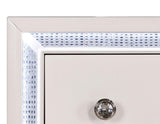 Cassie Illuminating 4-Piece Glam King Bedroom Set by Steve Silver at Eve Furniture
