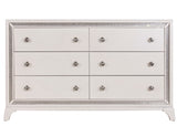 Cassie Illuminating Glam 58″ Dresser, Shimmering Pearl Finish