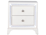 Cassie Illuminating Pearl Bedroom Set by Steve Silver at Eve Furniture