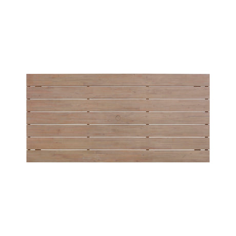 Cassie Natural Outdoor Rectangular Dining Table by TOV Furniture at Eve Furniture