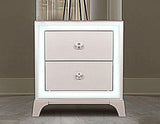 Cassie Queen Illuminating 4-Piece Glam Queen Bedroom Set by Steve Silver at Eve Furniture