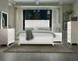 Cassie Queen Illuminating 4-Piece Glam Queen Bedroom Set by Steve Silver at Eve Furniture