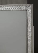 Cassiopeia Metallic Gray Queen Panel Bed by Furniture of America at Eve Furniture