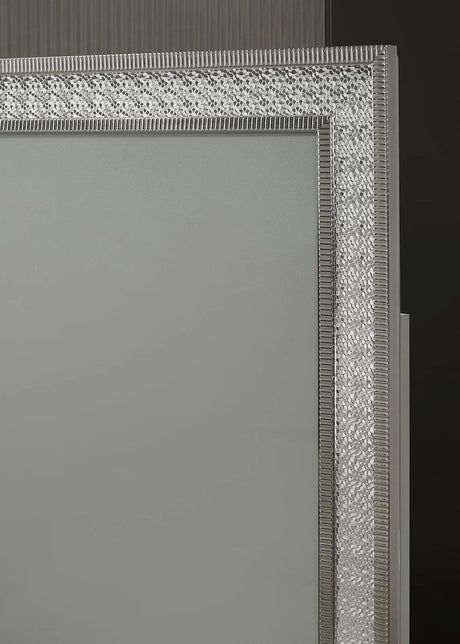 Cassiopeia Metallic Gray Queen Panel Bed by Furniture of America at Eve Furniture