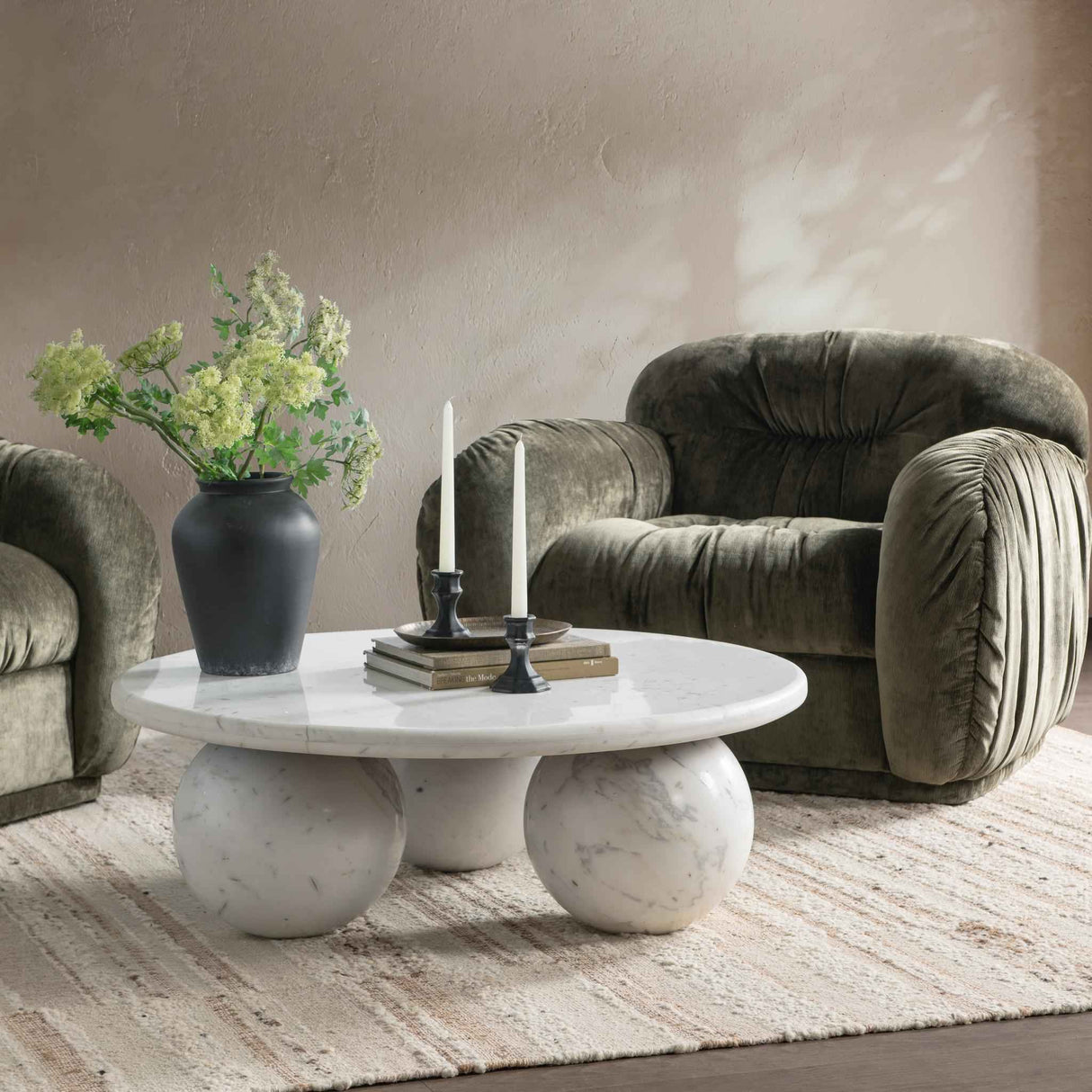 Castello Atenea White Coffee Table by Classic Home at Eve Furniture