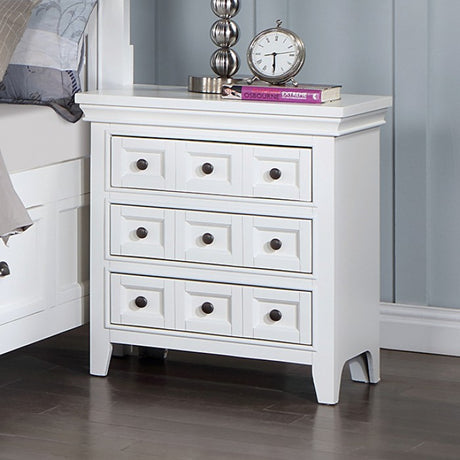 Castile White 4-Piece Queen Bedroom Set by Furniture of America at Eve Furniture