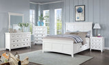 Castile White 4-Piece Queen Bedroom Set by Furniture of America at Eve Furniture
