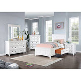 Castile White 4-Piece Youth Bedroom Set by Furniture of America at Eve Furniture
