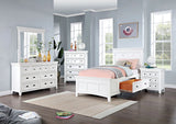 Castile White 4-Piece Youth Bedroom Set by Furniture of America at Eve Furniture