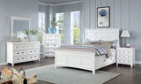 Castile White 4-Piece Queen Bedroom Set by Furniture of America at Eve Furniture