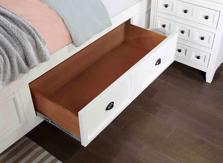 Castile White Storage Twin Bed by Furniture of America at Eve Furniture