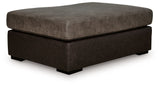 Castille Way Fossil Oversized Accent Ottoman by Ashley at Eve Furniture