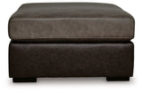 Castille Way Fossil Oversized Accent Ottoman by Ashley at Eve Furniture